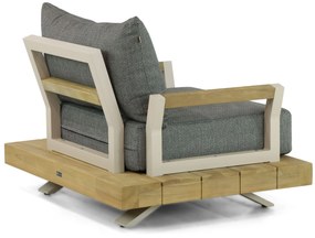 Tuinstoel Aluminium/Teak Old teak greywash Santika Supreme