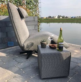 CHILL-LINE Indi - Relaxfauteuil - Outdoor - Tafel - Antraciet - Chill Line