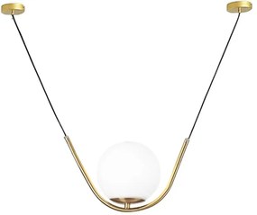 Hanglamp Gouden Glazen Bol APP689-1CP