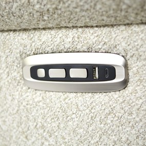 Beige Relaxfauteuil Elektrisch
