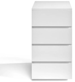 Ladeblok met 4 lades, in gelakt MDF, Working