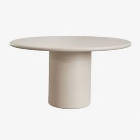 Rodeo Ronde Mdf Eettafel Tapioca Beige & Ø150 Cm - Sklum