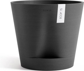 Ecopots bloempot Venice 2 40 - Rond - Dark Grey - Diameter 40,2 x H35,7 cm