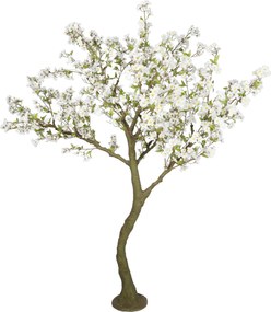 Kunstboom kersenbloesem wit dikke stam H240 cm