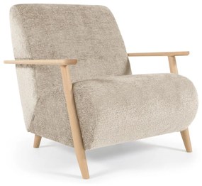 Kave Home Meghan Fauteuil Retro Beige Chenille