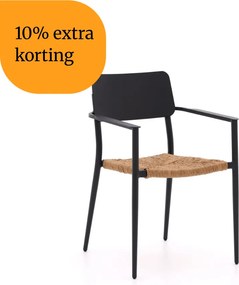 + 10% kassakorting | Dining tuinstoel | Bellagio  Cino | Wicker (vlechtwerk) | Grijs | Stapelbaar | Kees Smit Tuinmeubelen