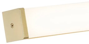 Badkamer wandlamp messing 92 cm incl. LED IP44 - Cascada Modern IP44 Lamp