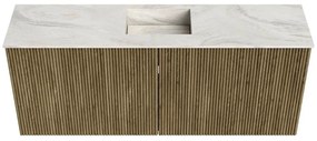 Mondiaz Joya DLux 100cm toiletmeubel dusk met wastafel faye midden zonder kraangat ostra