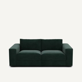 Compacte bank 3-zit in fluweel, Skander