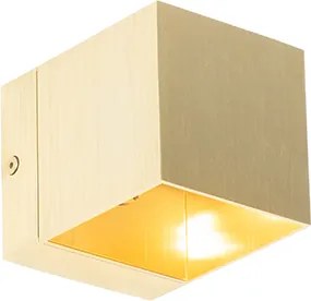 Moderne wandlamp goud met lichteffect - Transfer