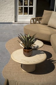 4 Seasons Outdoor Biarritz chaise loungebank amber Loungebank   beige weerbestendig