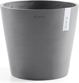 Ecopots bloempot Amsterdam 40 - Rond - Grey - Diameter 40 x H34,5 cm