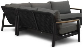 Hoek loungeset 5 personen Aluminium/rope Grijs  Coco Ralph