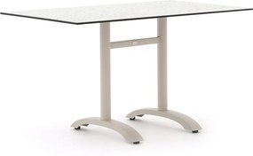 Tuin eettafel Bellagio | Rechthoekig | Tuintafel Kunststof | 140x80cm | 4 personen | Kees Smit Tuinmeubelen