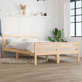 vidaXL Bedframe massief hout 120x200 cm