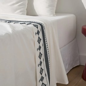 Plat laken in gewassen katoen, Ifrane