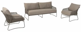 4 Seasons Moretti loungeset 3-delig - bruin