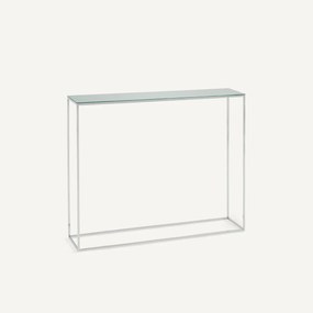 Verchroomde metalen spiegelconsole, MAHAUT