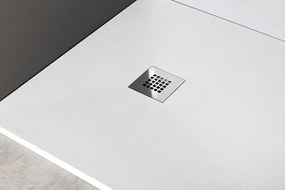 Gelco Mitia rechthoekige douchebak stone-look 200x90x3cm wit
