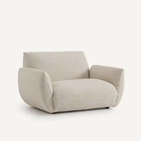 Fauteuil in canvas stof, Spogano