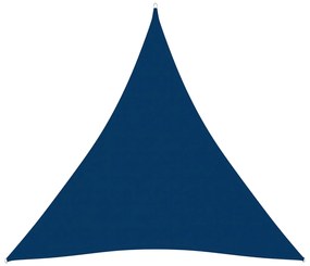 vidaXL Zonnescherm driehoekig 5x7x7 m oxford stof blauw