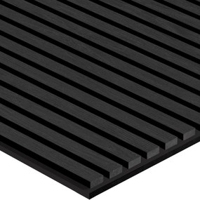 AKU Paneel Akoestisch Vilt Zwart 270x60x2,1cm - 270 cm x 60 cm x 2.1 cm | 10 kg | Paneli akoestische wandpanelen - AKU Wandpanelen