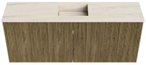 Mondiaz Joya DLux 100cm toiletmeubel dusk met wastafel faye midden zonder kraangat meli