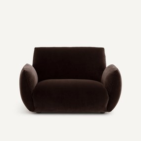 Fauteuil in fluweel, Spogano