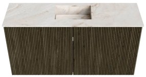 Mondiaz Joya DLux 80cm toiletmeubel shadow met wastafel faye midden 1 kraangat frappe