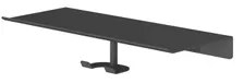 Hotbath enMORE Haak Voor Glaswisser - voor planchet serie - Geborsteld zwart PVD SHA06MBP