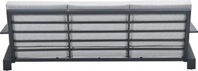 Garden Impressions Coba 3-zits loungebank – donker grijs