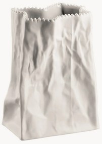 Porseleinen vaas Paper Bag, H 15 cm