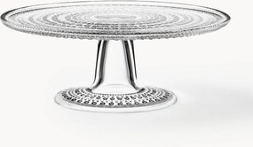 Glazen taartplateau Kastehelmi
