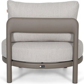 Stoel en Bank Loungeset 5 personen Aluminium Taupe  Santika Furniture Santika