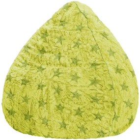 Kinder Zitzak BeanBag Fluffy Stars L - Groen