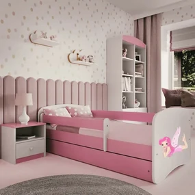 Peuter Roze Eenpersoonsbed BabyDreams - Voor Kinderen Kinderen Peuter Junior 5060504986489 Children's Beds Home, 140x70, Nee, Geen Children's Beds Hom