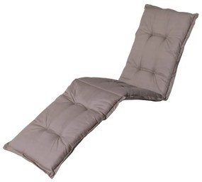 Ligbedkussen 200x65 cm Basic taupe