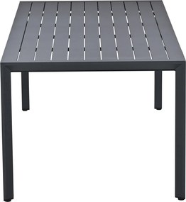Garden Impressions Kasper tuinset 7-delig - tuintafel 220x93 cm donker grijs