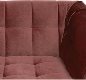 3 zitsbank - Rang - velours Juke carmine 36