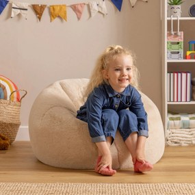 Kingston Kinder Zitzak Vegan Bont - Beige