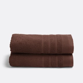 Set van 2 handdoeken in badstof 600 g/m2, Zavara