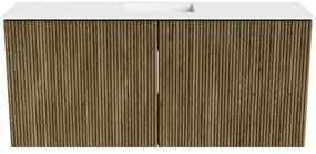 Mondiaz Joya 90cm toiletmeubel dusk met wastafel faye midden 1 kraangat talc