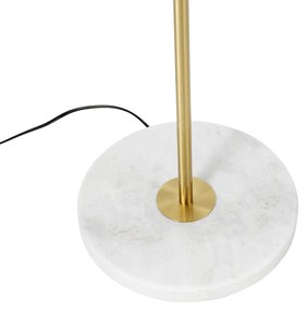 Moderne vloerlamp messing - Kaso Modern Binnenverlichting Lamp