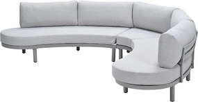 Garden Impressions Mallorca loungeset 4-delig - taupe
