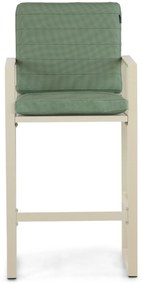 Barstoel Aluminium Taupe-naturel-bruin Lifestyle Garden Furniture Nuno