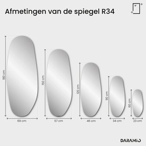 Bronzen spiegel – Pure Collection R34