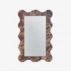 Rechthoekige Wandspiegel Van Bayaibe Marmer 60 X 90 Cm & Rood Marmer Cherry Gold - Sklum