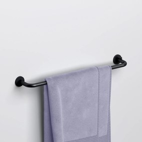 Clou Kaldur handdoekhouder 45cm zwart mat