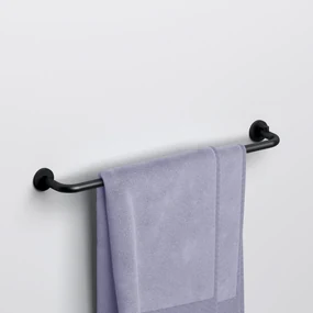 Clou Kaldur handdoekhouder 45cm zwart mat