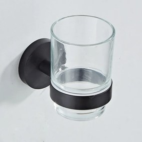 Saniclear Nero glashouder mat zwart